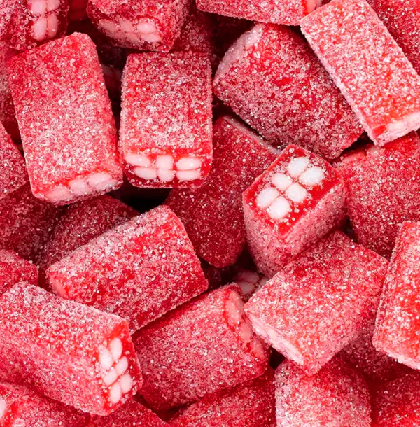 Briques Fraise Acides sans gluten 